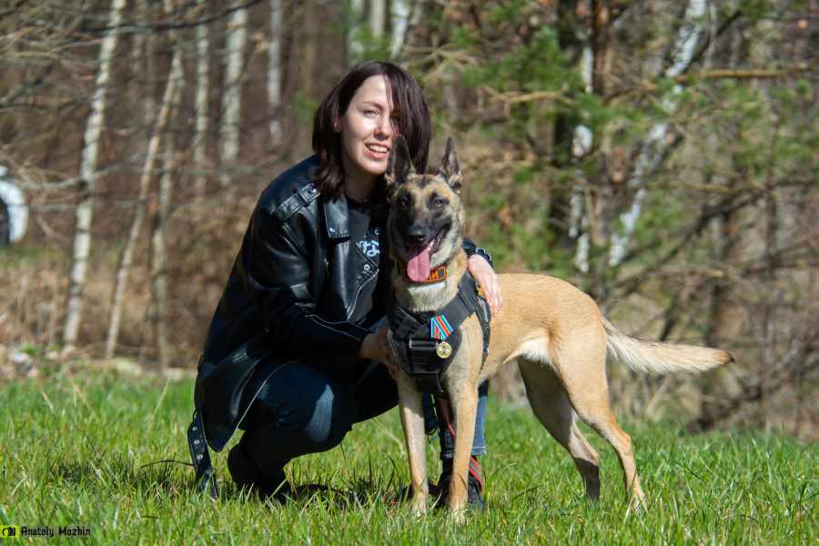 Служебная собака Кали помогла спасти потерявшуюся в лесу пенсионерку