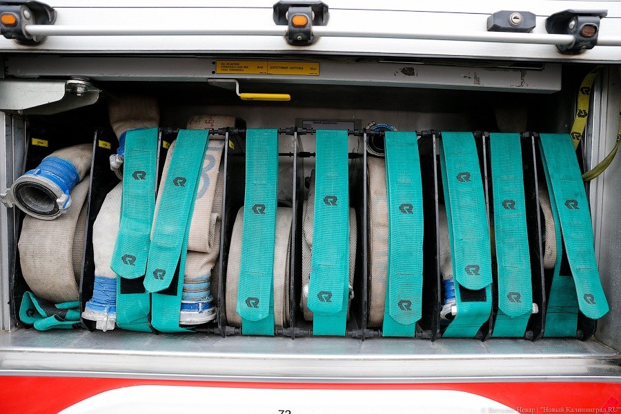 В Гурьевске из-за пожара в жилом доме пострадали три квартиры