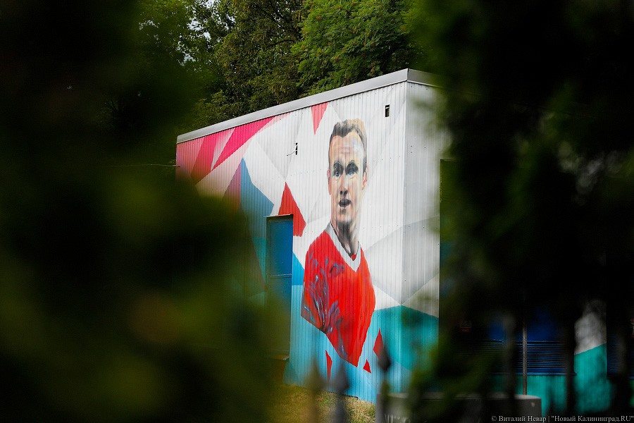 Яшин, Рамос и Кремль: кто рисует футбольные граффити в Калининграде