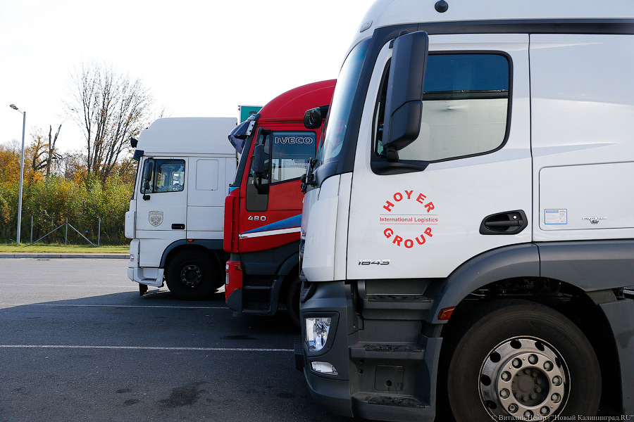 За сутки Литва не впустила на свою территорию 34 грузовика с российскими номерами