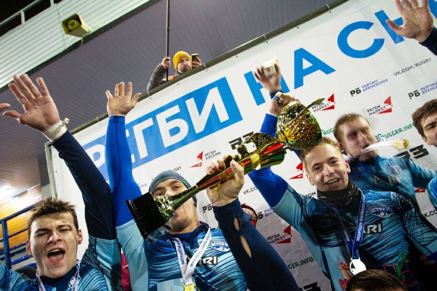 «Балтийский шторм» стал двукратным чемпионом России по регби на снегу