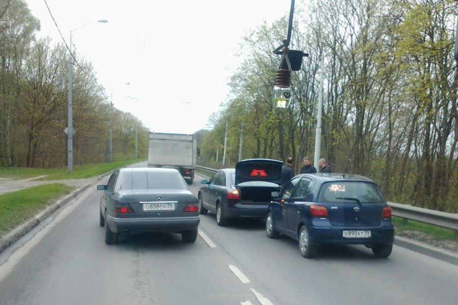 Движение по проспекту Победы затруднено из-за ДТП (фото)