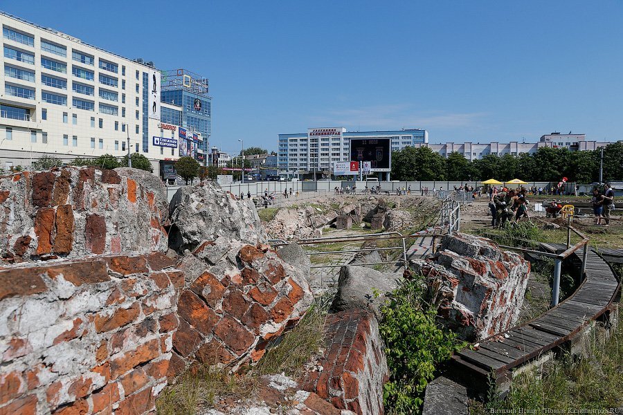 Конкурс на проведение раскопок на территории Королевского замка признали несостоявшимся