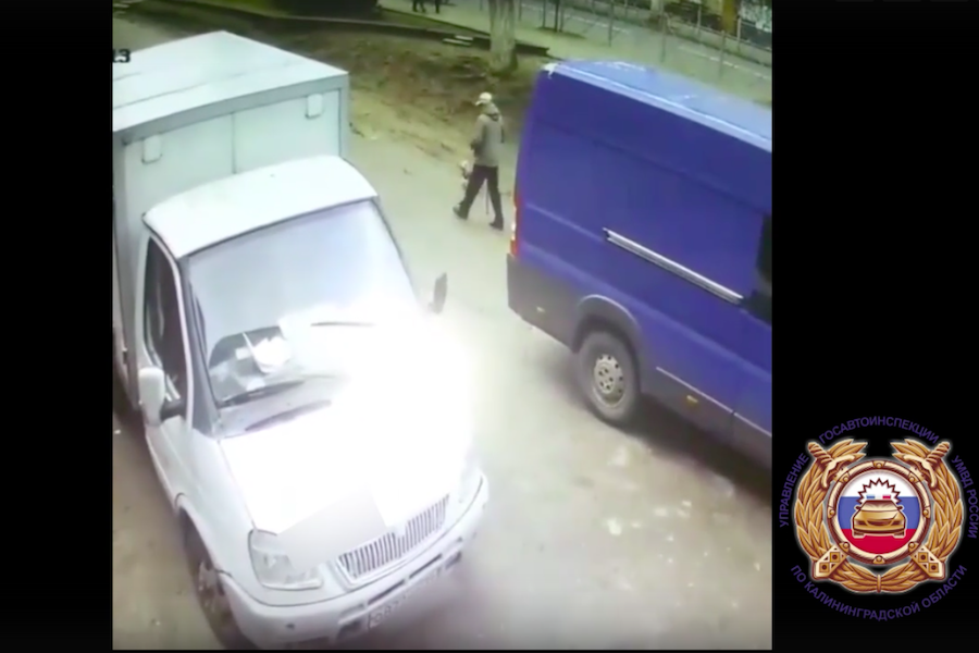 В Советске пенсионер пострадал под колесами «Газели», его пес погиб (фото)