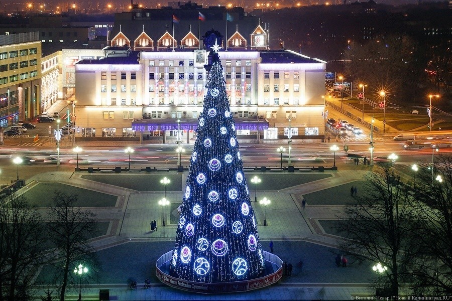 Новогодний фейерверк в Калининграде будет из фольги