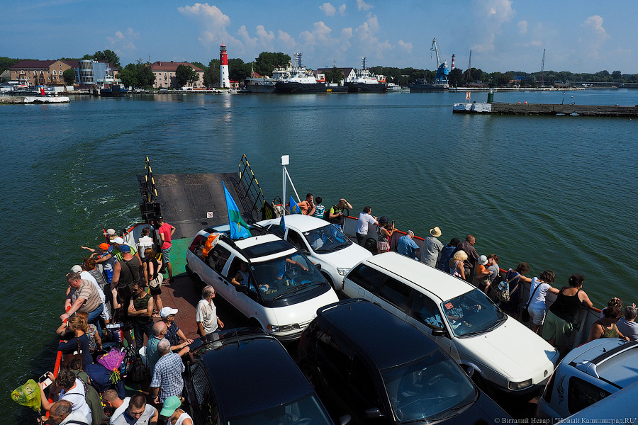 Власти Балтийска: паром на Балтийскую косу будет ходить «столько, сколько необходимо»