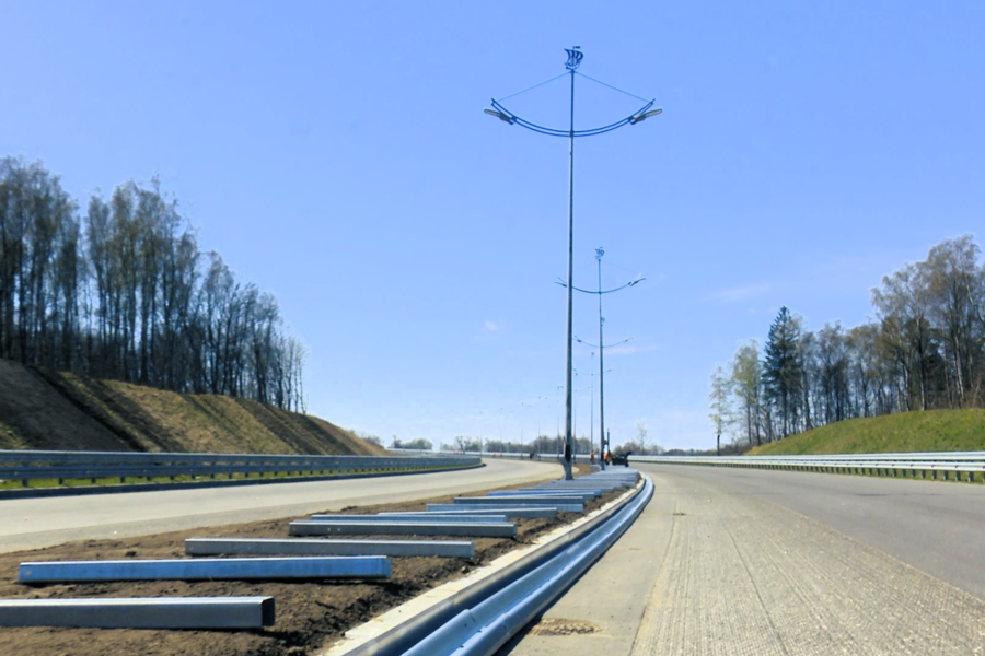 Готовность участка Северного обхода Калининграда превысила 80%