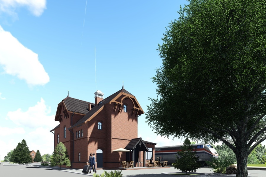 Заочный спор: что ждет старинный заброшенный вокзал в Краснолесье (фото)