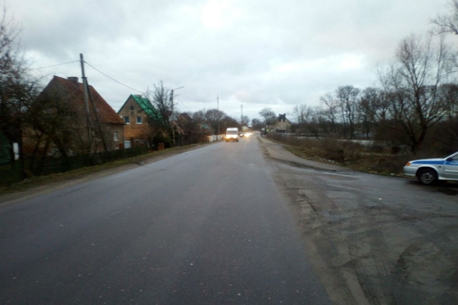 В Советске водитель сбил пенсионера-нарушителя и скрылся