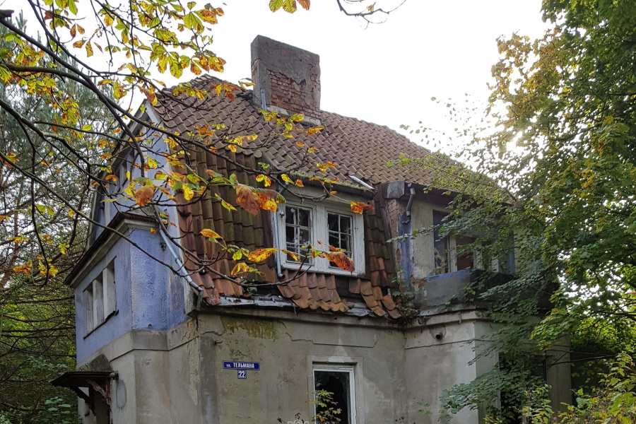 Разрушающийся особняк на улице Тельмана выставили на торги (фото)
