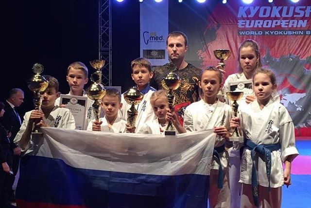 Юные калининградские каратисты завоевали 7 золотых наград Кубка Европы