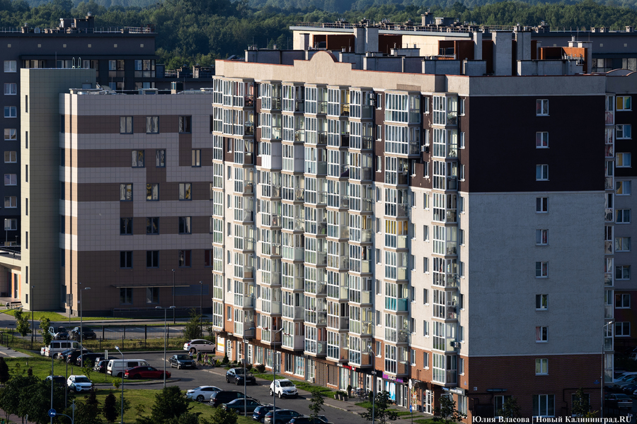 В Калининграде в 2024 году построили 633 новых дома на 7200 квартир