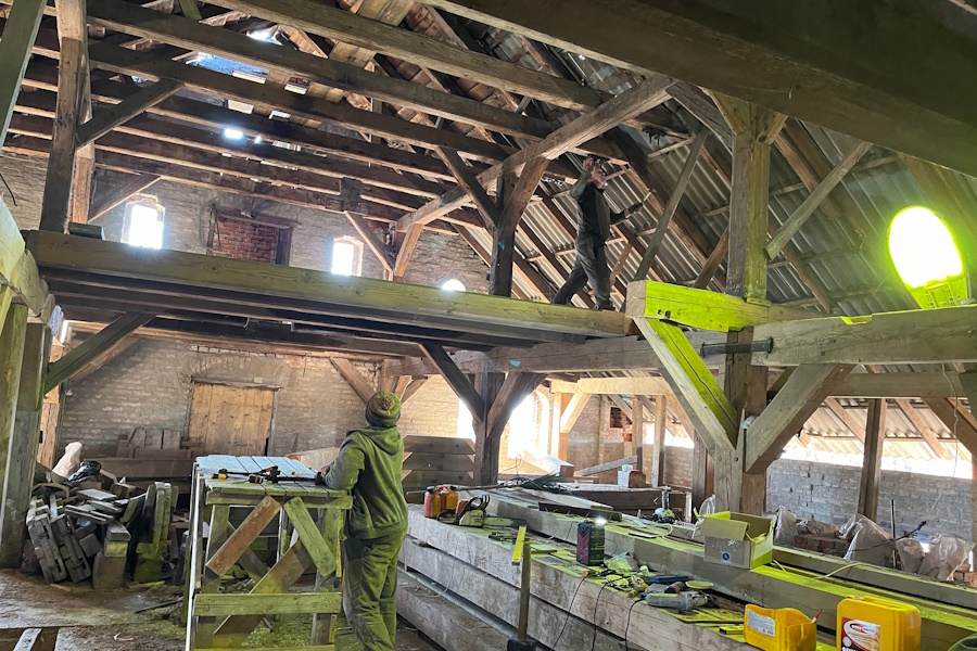 В Полесске восстановили левый флигель пивоварни Бланкенштайн (фото)