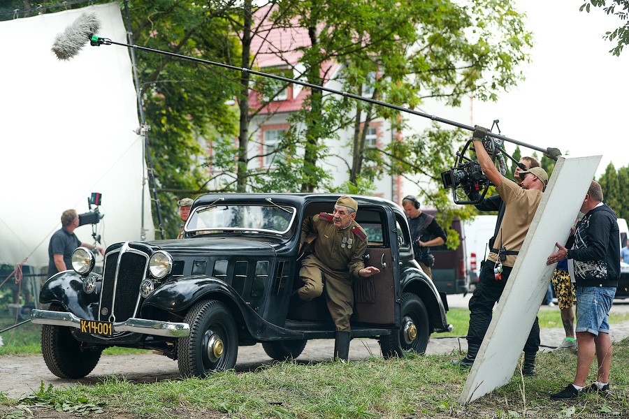По законам военного времени: как в Черняховске снимают кино (фото)