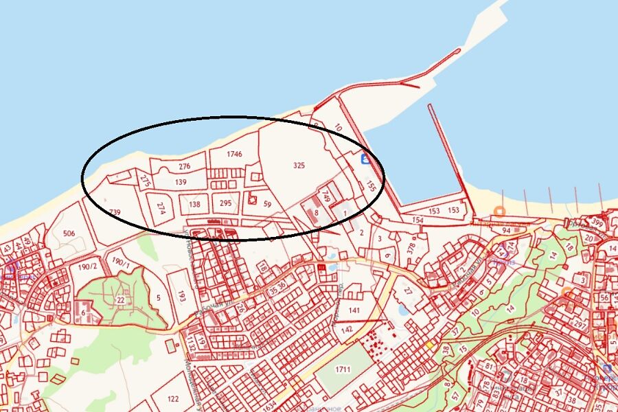 В Пионерском разрешили построить новую улицу, ведущую к портовому терминалу