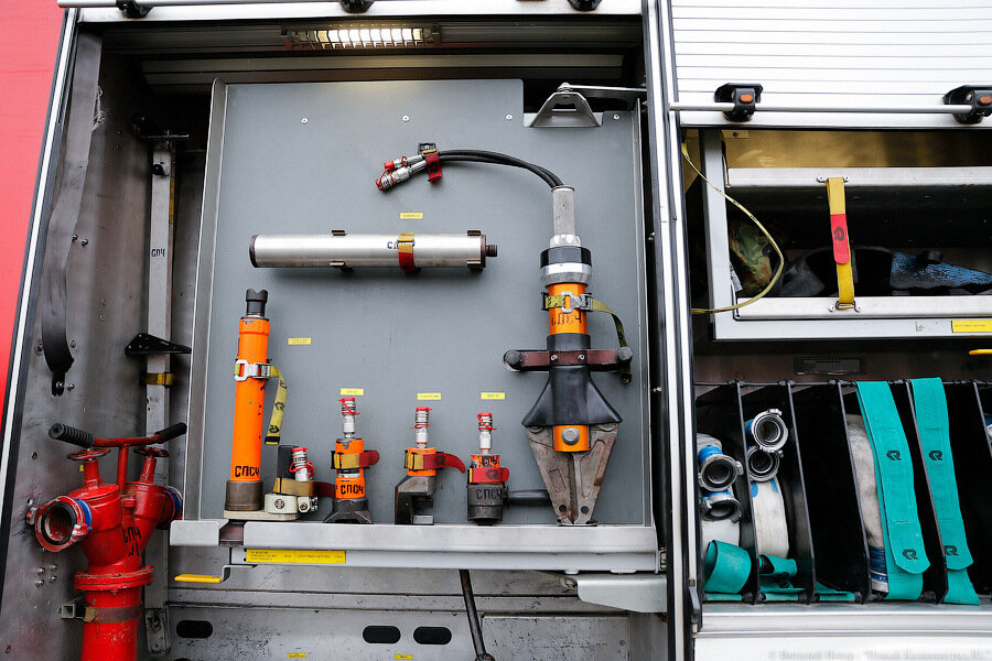 В Черняховске загорелся баллон с ацетиленом, пострадал человек