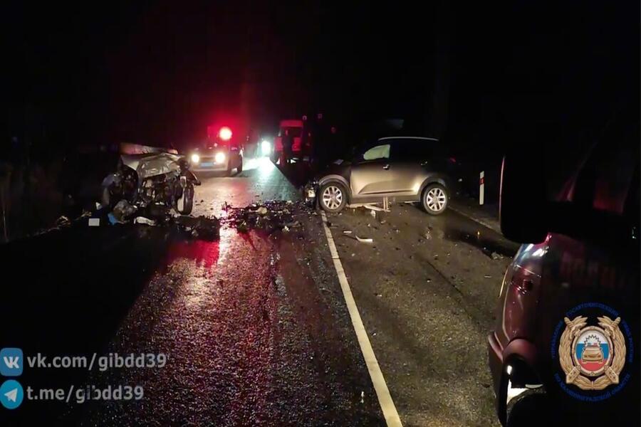 Один человек погиб, двое пострадали в ДТП в Багратионовском районе