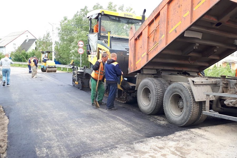 Дятлова: ремонт моста в Ласкино почти завершен (фото)