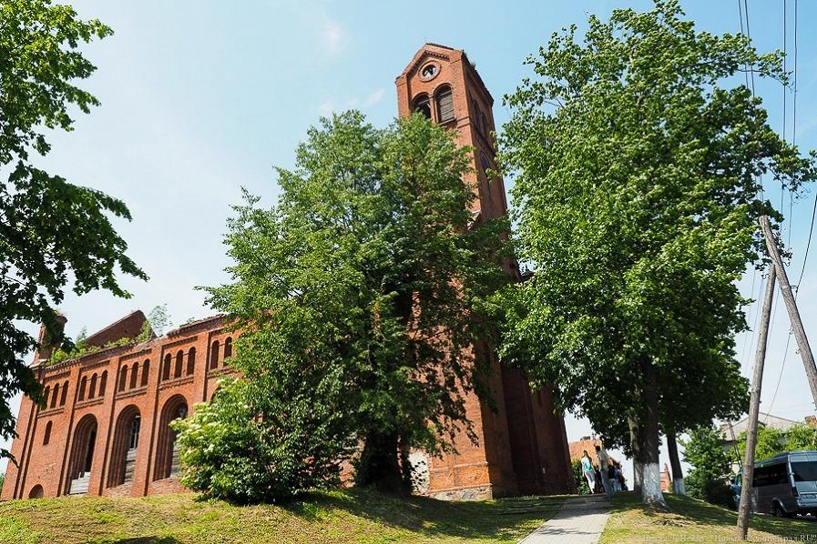 В Озёрске консервируют кирху Даркемена