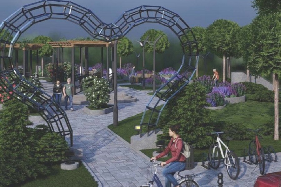 Власти Немана ищут подрядчика, который благоустроит территорию «Сквера влюбленных»