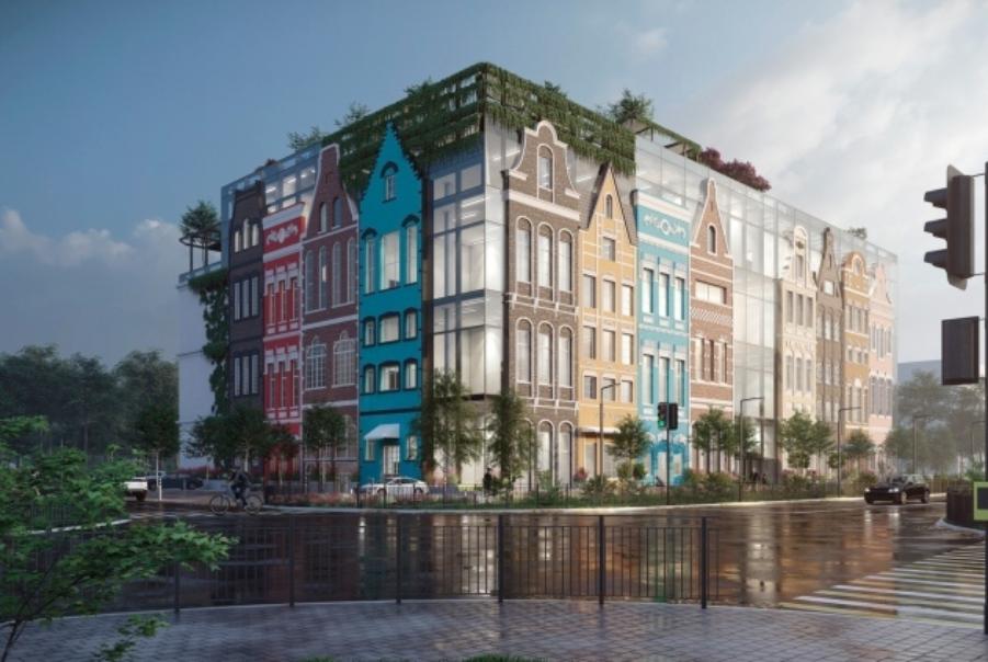 В Гурьевске у парка разрешили построить торговый центр в «ганзейском» стиле