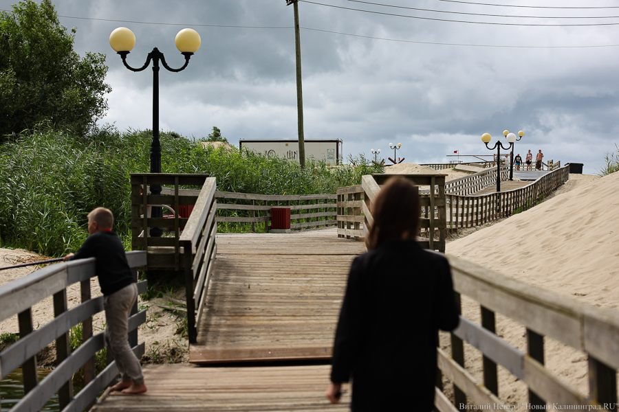 Власти Янтарного: променад надо поднять, но денег на это нет