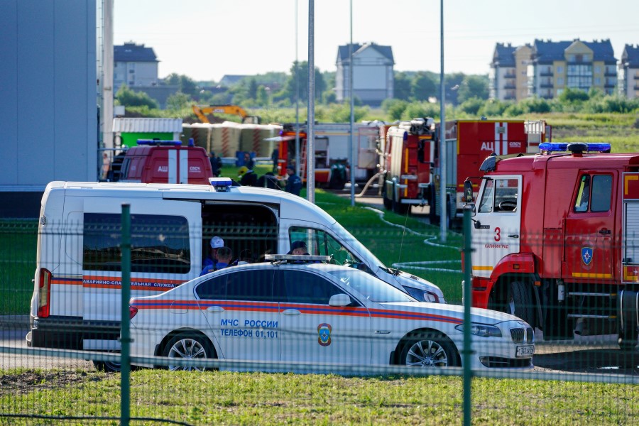 МЧС: возгорание произошло в реконструируемом здании «Мираторга»