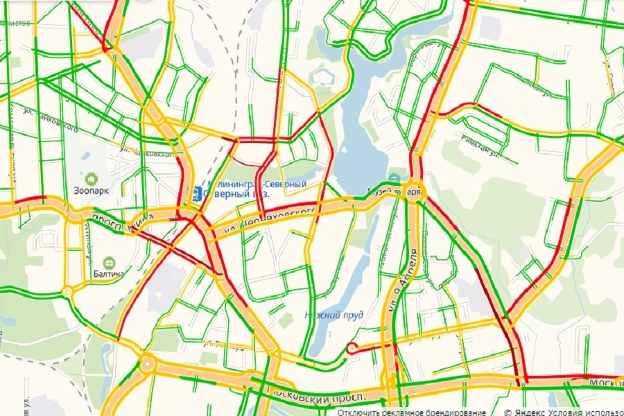 «Кортеж какой-то ехал»: Калининград в субботу «встал» в 7-балльных пробках