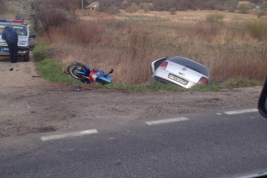 Под Светлогорском в ДТП погиб мотоциклист (фото)