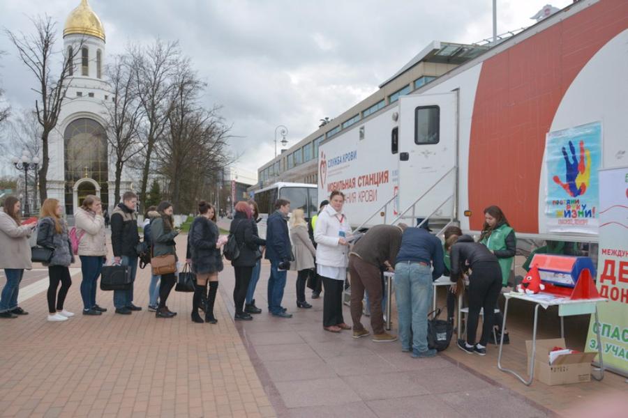В Калининграде в Национальный день донора кровь сдали 168 человек