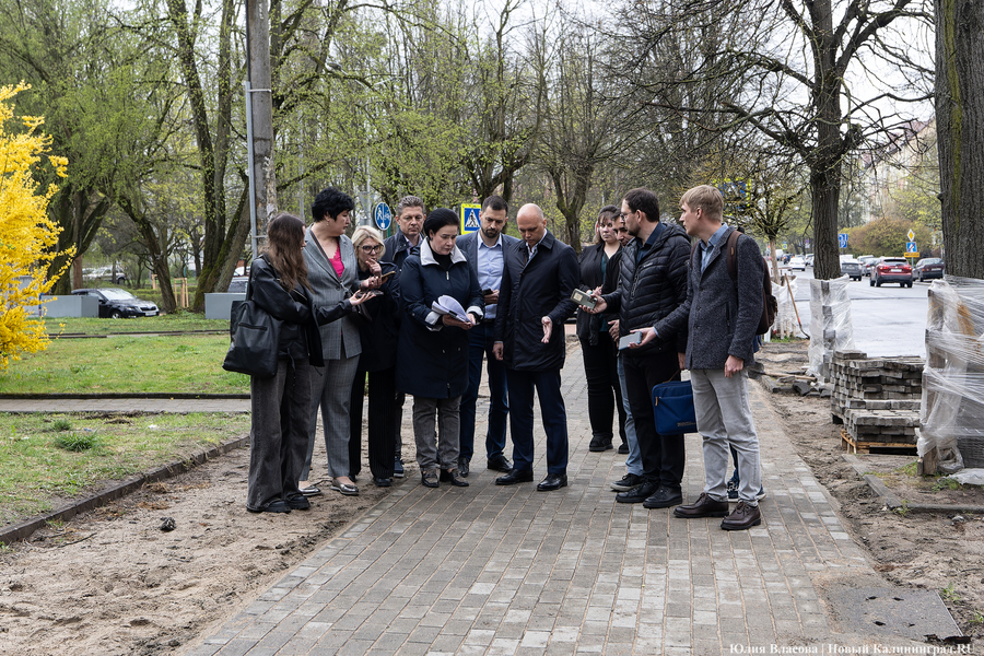 На ремонт тротуаров в Калининграде планируют потратить более 700 млн рублей (фото)