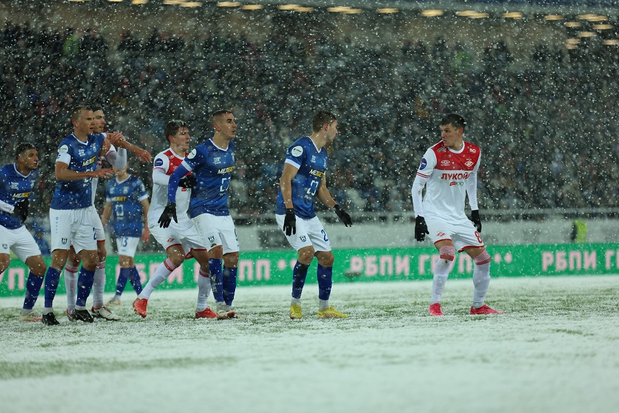 Битва в снежную бурю: рассказываем о матче между «Балтикой» и «Спартаком» в Калининграде