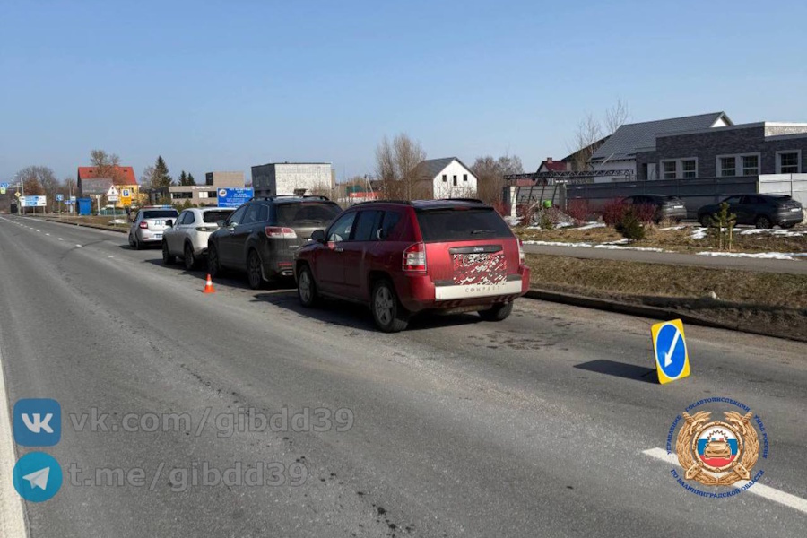Под Зеленоградском в тройном ДТП пострадали младенец и трехлетний ребенок (фото)