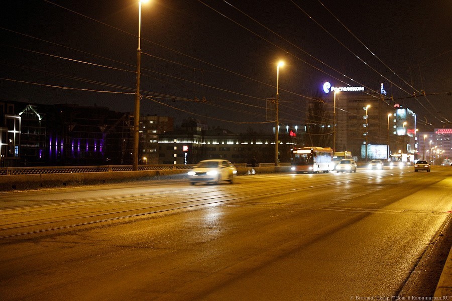 В Калининграде на полтора месяца ограничивают движение на эстакадном мосту