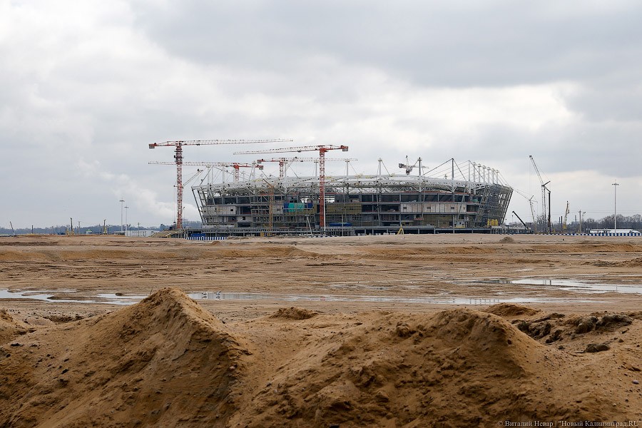 От песочницы до открытия: строительство стадиона «Калининград» в фотографиях