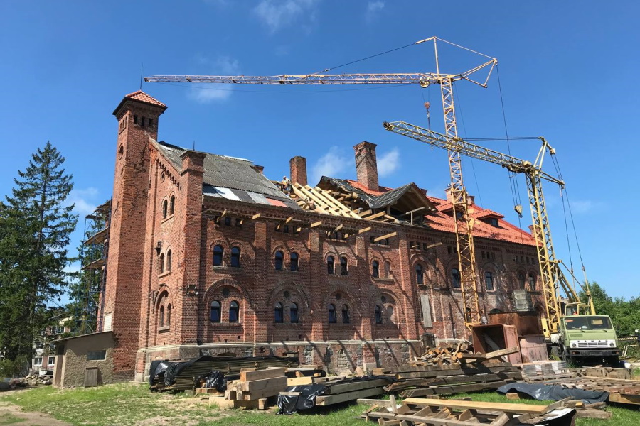 Собственник исторической пивоварни в Полесске: «Крышу хотим закрыть до конца года» (фото)