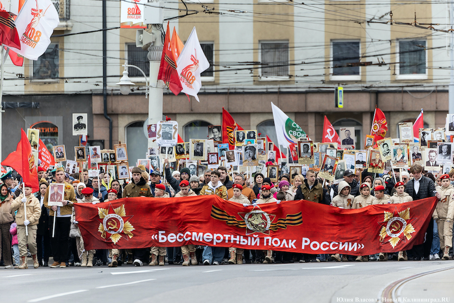 Губернатор: в колонне «Бессмертного полка» прошли «почти 68 тыс. человек»
