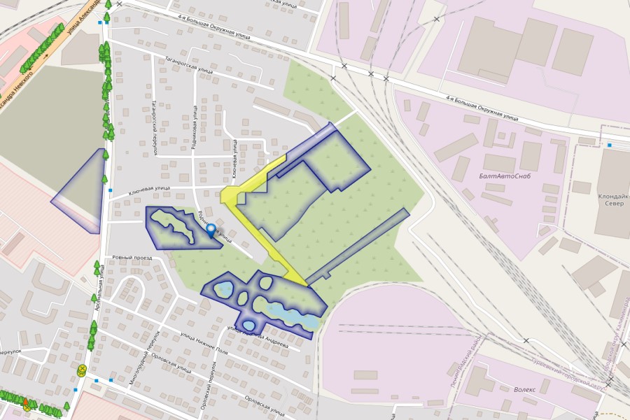 Застройщику разрешили вырубить 529 деревьев в районе Родниковой-Таганрогской-Ключевой