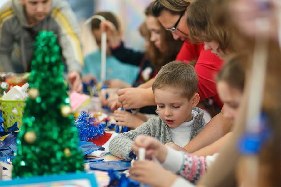Не пропустите детский мастер-класс «Новогодняя открытка» в «Меге»!
