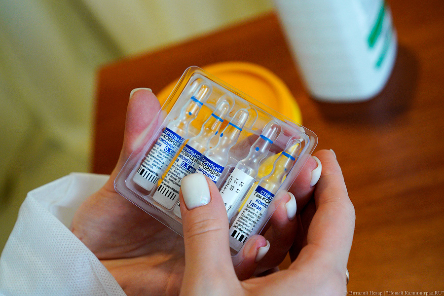 Кравченко: план вакцинации от коронавируса в Калининградской области выполнен на 42,6%