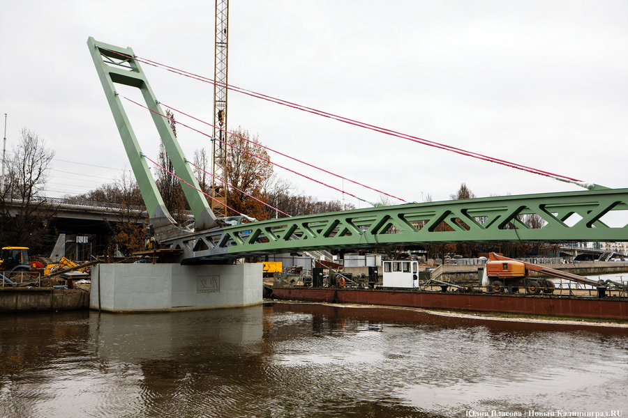 Философский мост на остров Канта собираются открыть лишь к 80-летию области