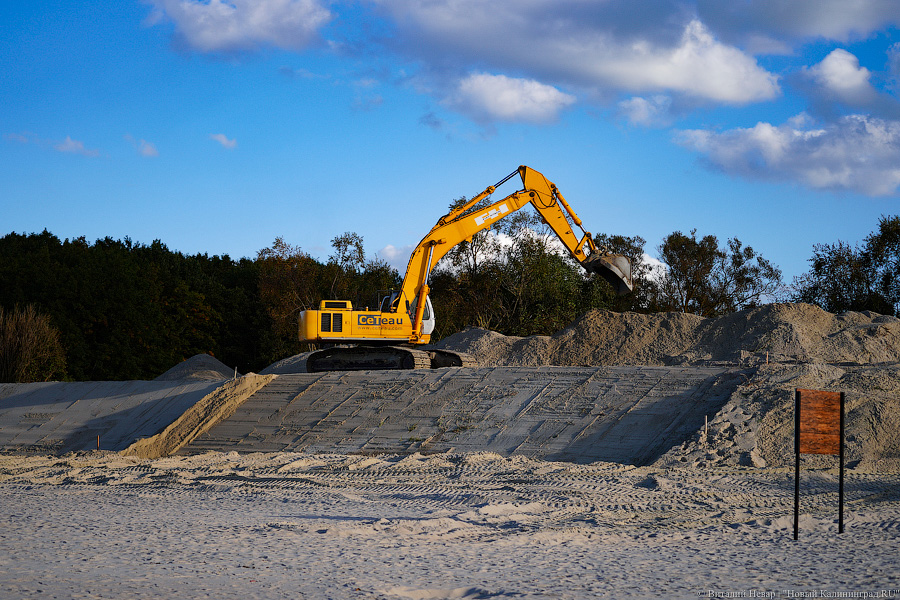 Укрепление в виде сноса: что происходит с дюнами в западной части Зеленоградска