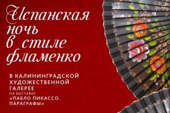 В художественной галерее пройдет ночь в стиле фламенко