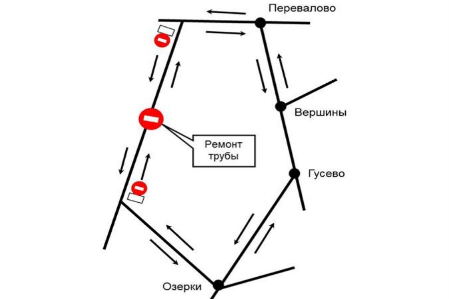 Движение по одной из трасс в Правдинском районе закрывается на 2 недели (схема)