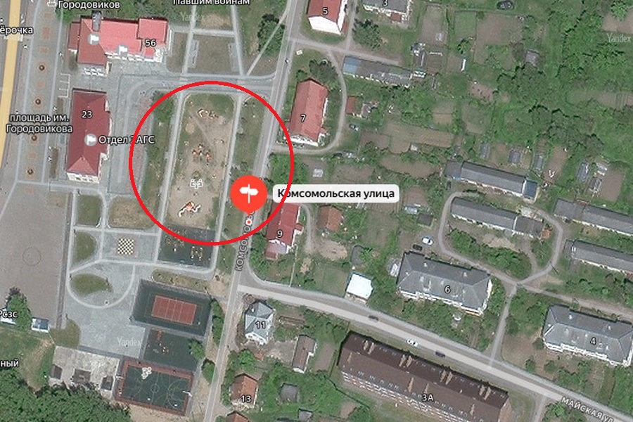 На обновление детской площадки в центре Краснознаменска выделили 22 млн рублей