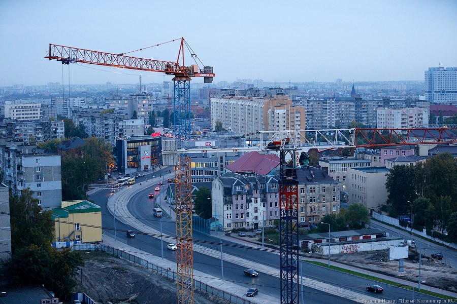 В Калининградской области на 10% снизился объём жилищного строительства