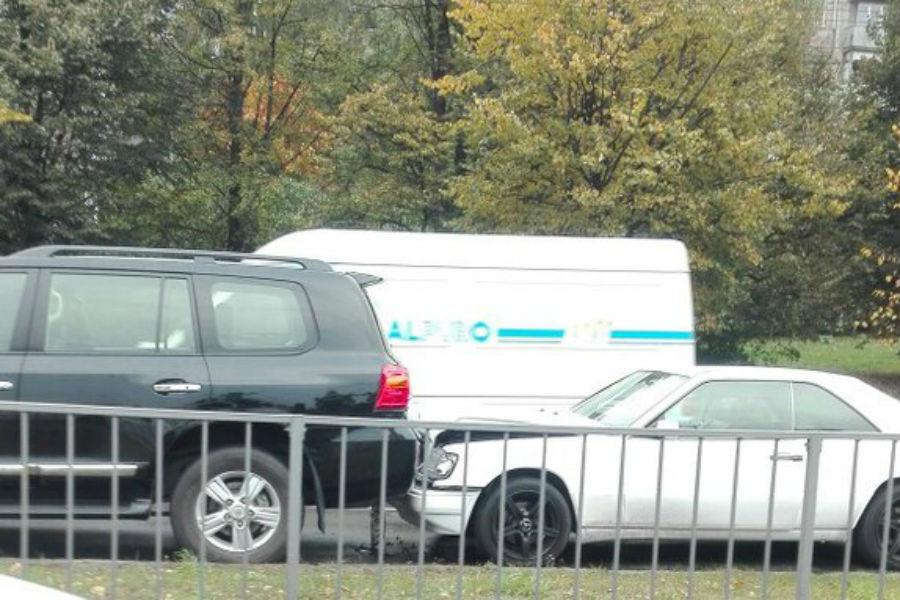 Из-за ДТП с участием двух «Тойот» на Московском проспекте образовалась пробка (фото)