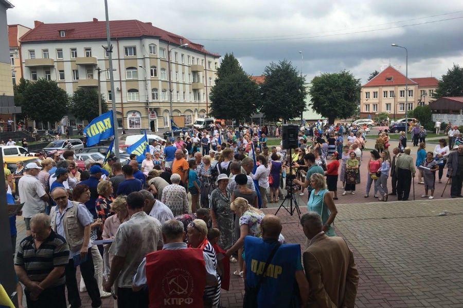 В Советске на митинг против повышения пенсионного возраста вышли 100 человек