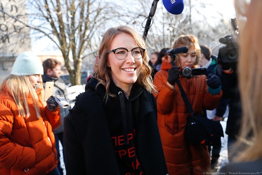 После визита в Калининград Собчак собрала все подписи для выдвижения