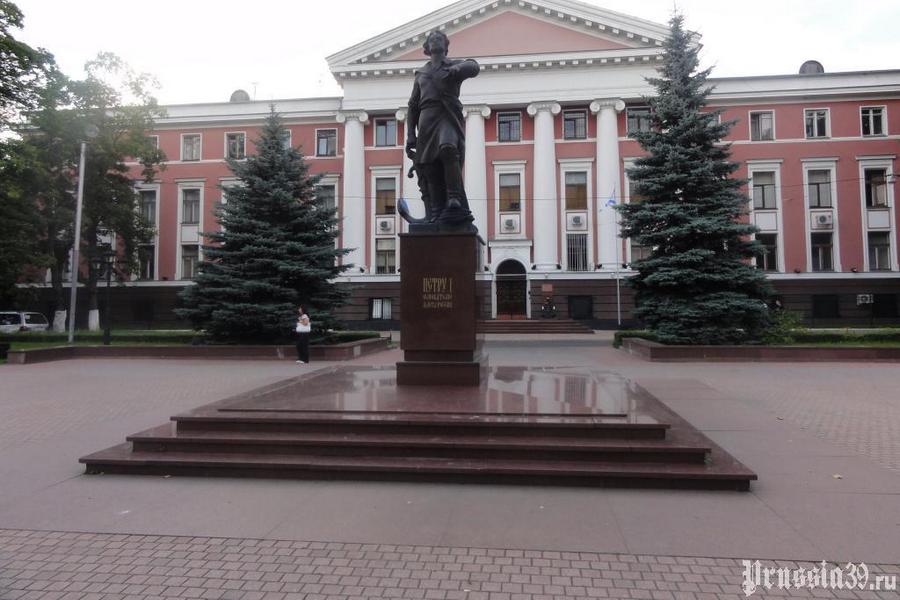 Городские власти выделили деньги на архитектурную подсветку памятника Петру I